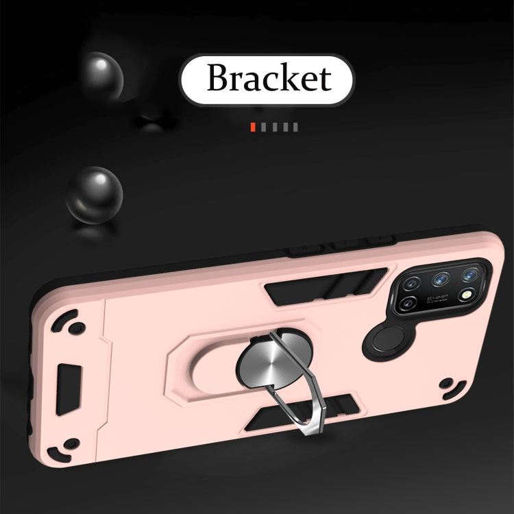 For OPPO Realme 7i / C17 Armour Series PC + TPU Protective Case with Ring Holder