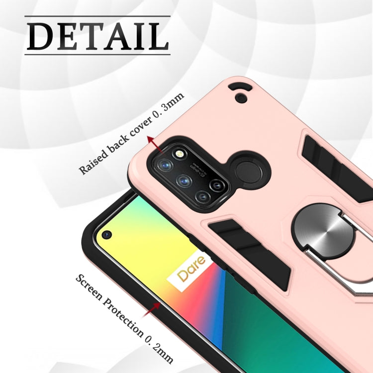 For OPPO Realme 7i / C17 Armour Series PC + TPU Protective Case with Ring Holder