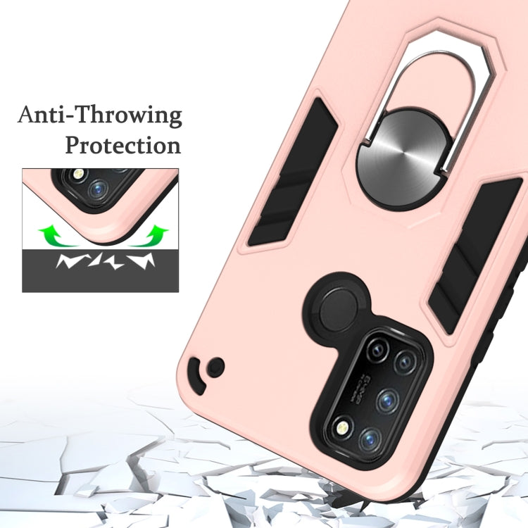 For OPPO Realme 7i / C17 Armour Series PC + TPU Protective Case with Ring Holder