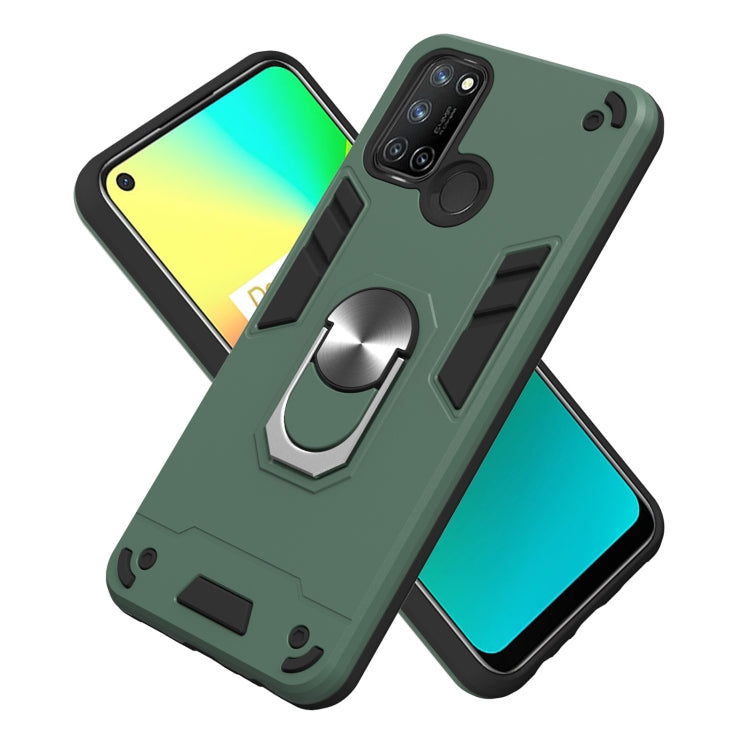 For OPPO Realme 7i / C17 Armour Series PC + TPU Protective Case with Ring Holder