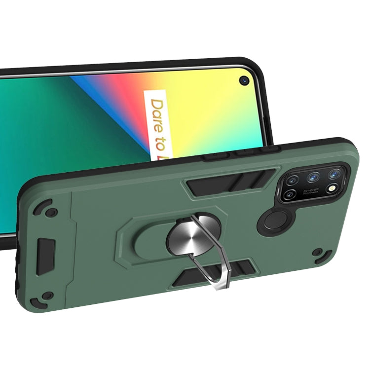 For OPPO Realme 7i / C17 Armour Series PC + TPU Protective Case with Ring Holder