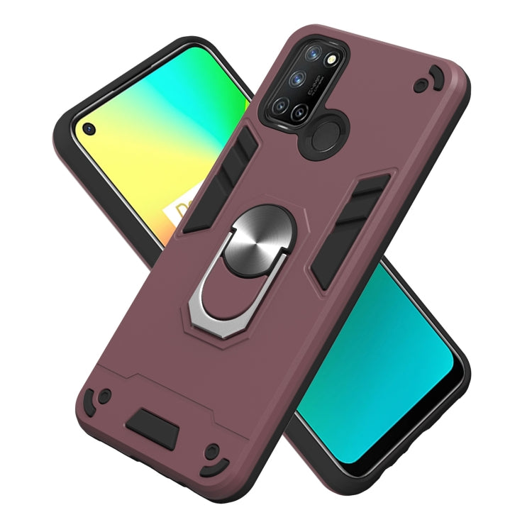 For OPPO Realme 7i / C17 Armour Series PC + TPU Protective Case with Ring Holder