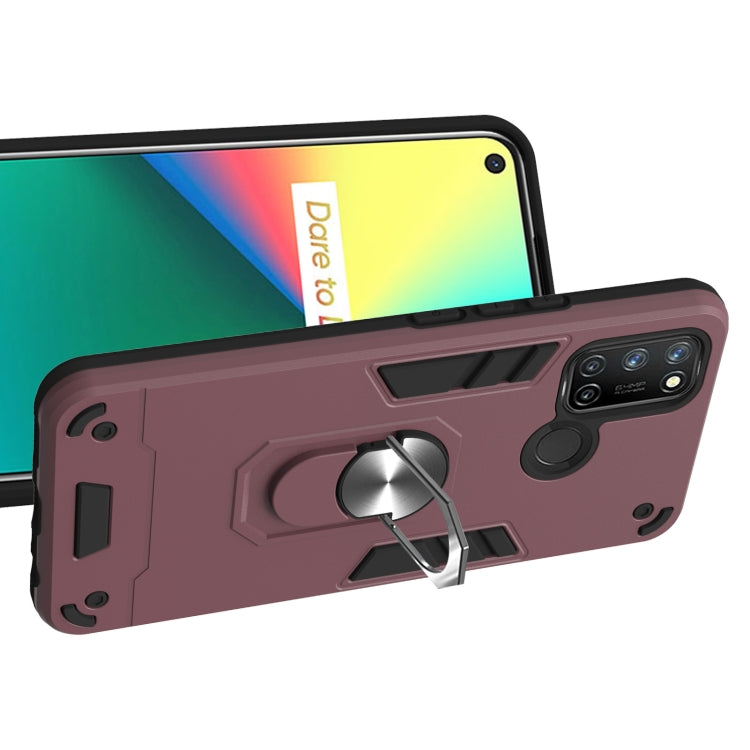 For OPPO Realme 7i / C17 Armour Series PC + TPU Protective Case with Ring Holder