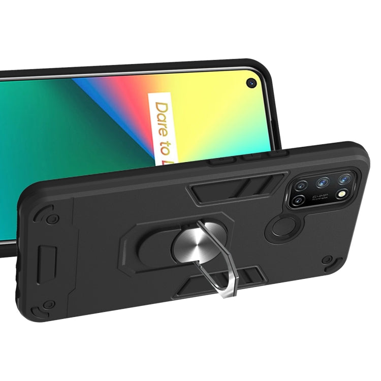 For OPPO Realme 7i / C17 Armour Series PC + TPU Protective Case with Ring Holder