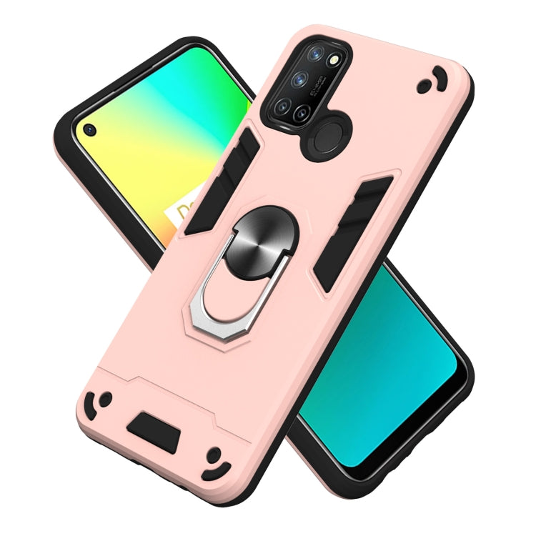 For OPPO Realme 7i / C17 Armour Series PC + TPU Protective Case with Ring Holder