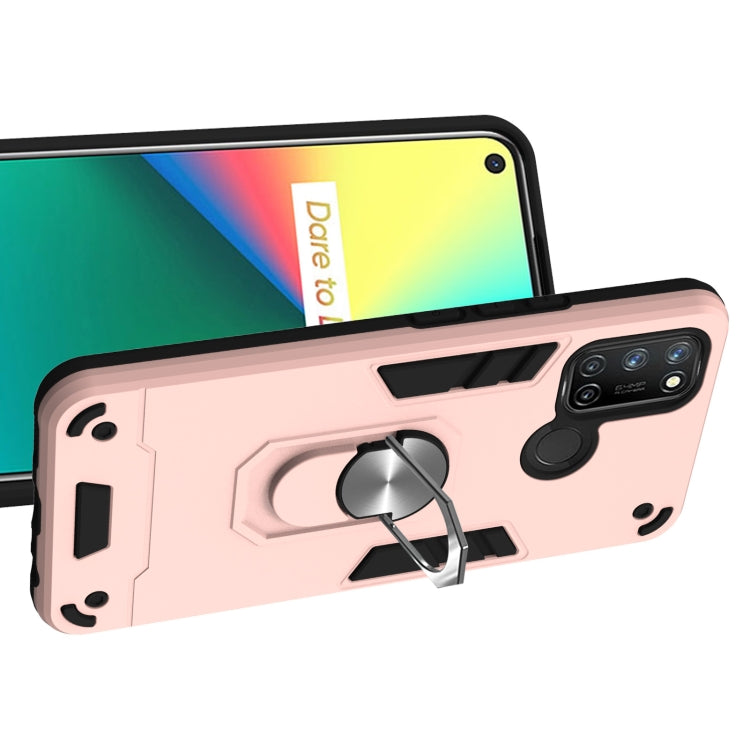 For OPPO Realme 7i / C17 Armour Series PC + TPU Protective Case with Ring Holder