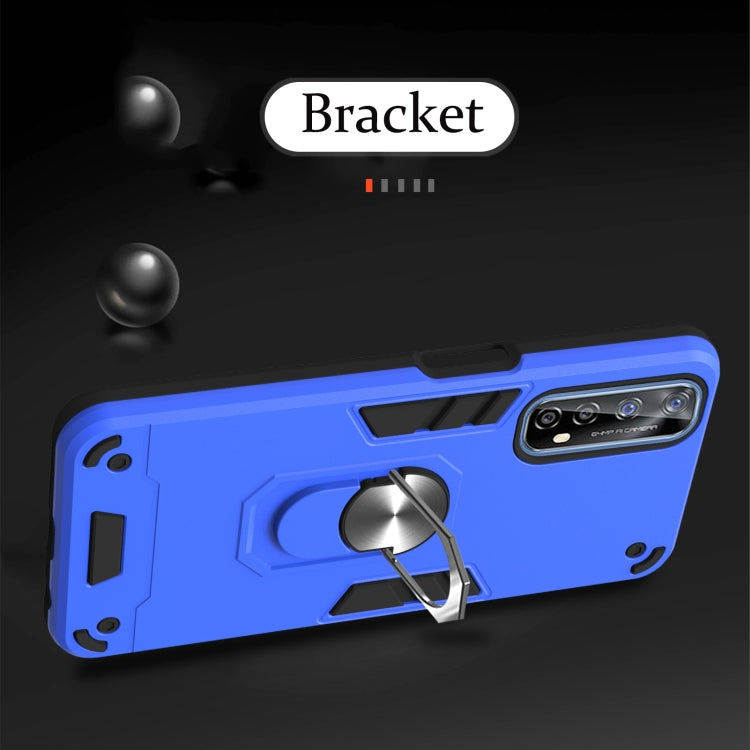 For OPPO Realme 7 / Narzo 20 Pro Armour Series PC + TPU Protective Case with Ring Holder