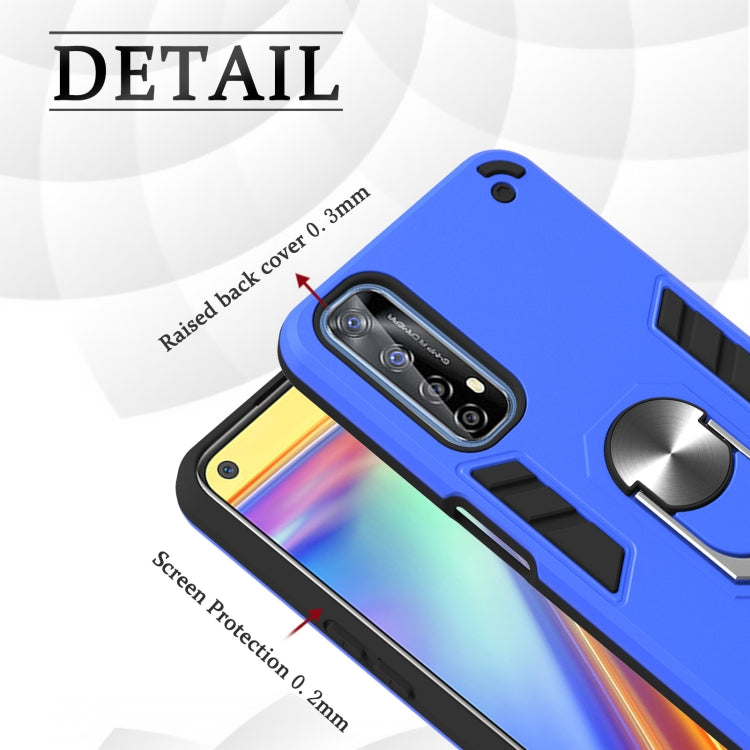 For OPPO Realme 7 / Narzo 20 Pro Armour Series PC + TPU Protective Case with Ring Holder