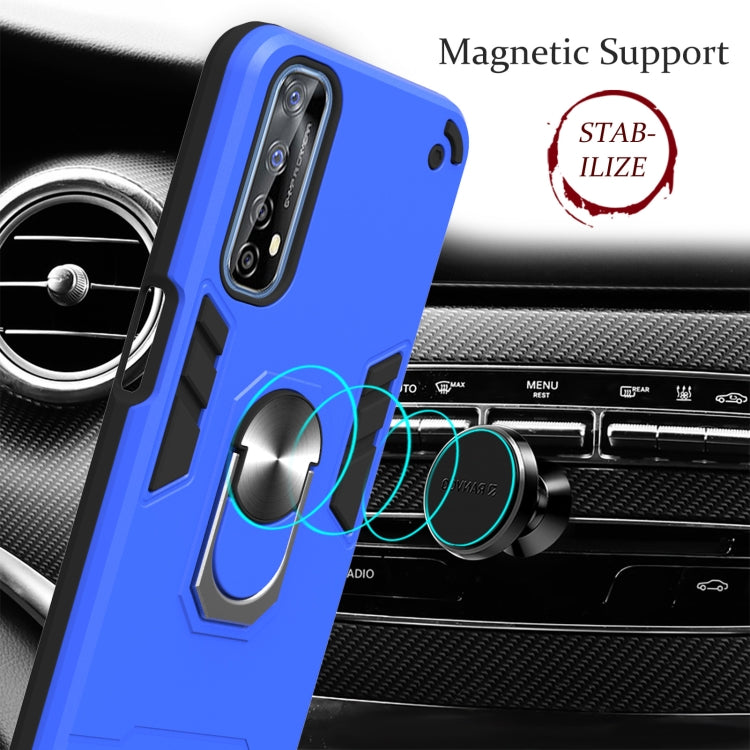For OPPO Realme 7 / Narzo 20 Pro Armour Series PC + TPU Protective Case with Ring Holder