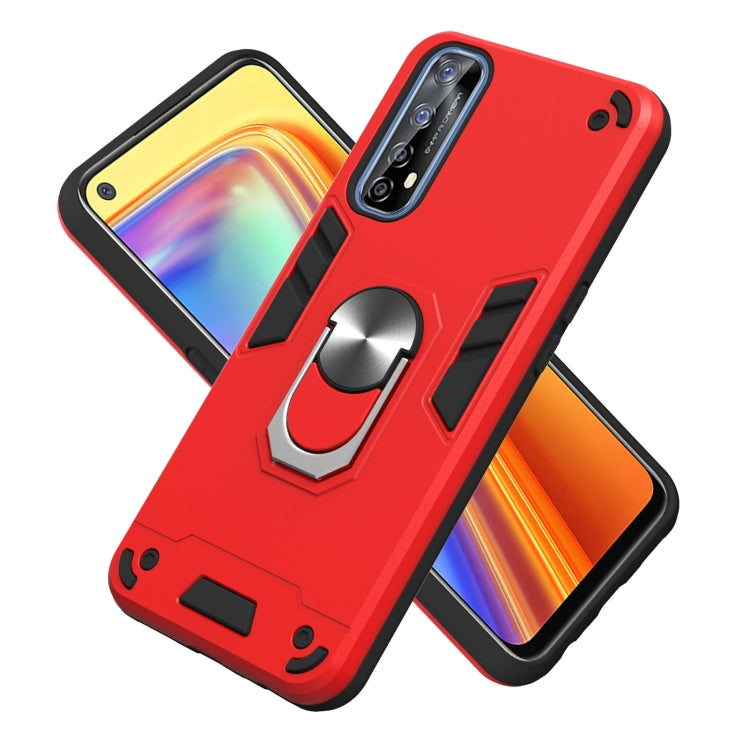 For OPPO Realme 7 / Narzo 20 Pro Armour Series PC + TPU Protective Case with Ring Holder
