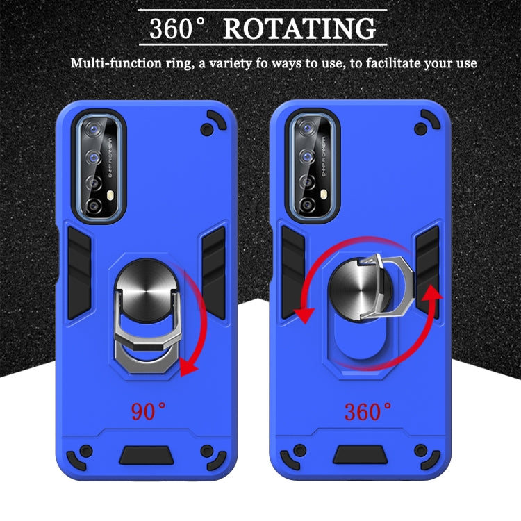For OPPO Realme 7 / Narzo 20 Pro Armour Series PC + TPU Protective Case with Ring Holder