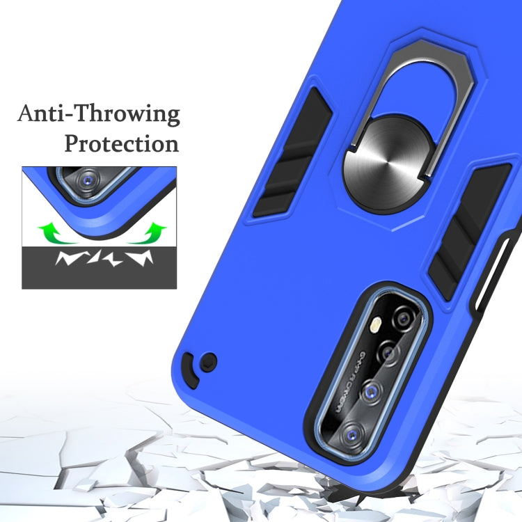 For OPPO Realme 7 / Narzo 20 Pro Armour Series PC + TPU Protective Case with Ring Holder