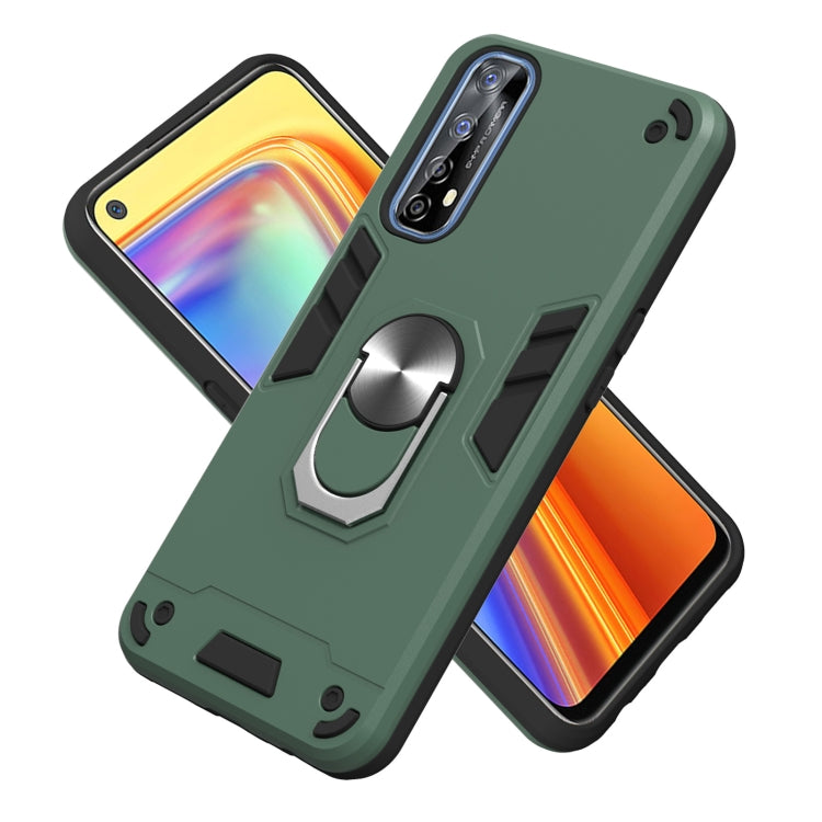 For OPPO Realme 7 / Narzo 20 Pro Armour Series PC + TPU Protective Case with Ring Holder