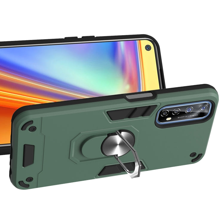 For OPPO Realme 7 / Narzo 20 Pro Armour Series PC + TPU Protective Case with Ring Holder