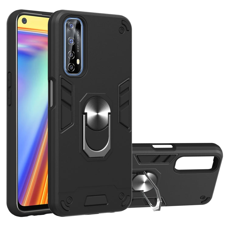 For OPPO Realme 7 / Narzo 20 Pro Armour Series PC + TPU Protective Case with Ring Holder