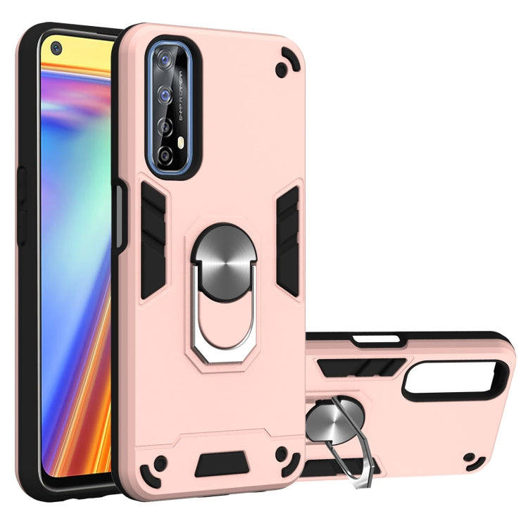 For OPPO Realme 7 / Narzo 20 Pro Armour Series PC + TPU Protective Case with Ring Holder