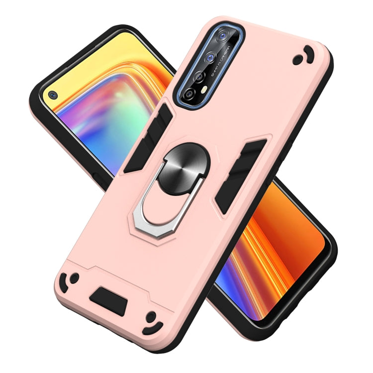 For OPPO Realme 7 / Narzo 20 Pro Armour Series PC + TPU Protective Case with Ring Holder