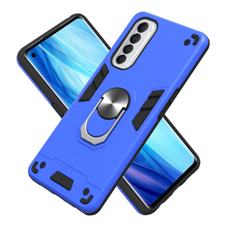 For OPPO Reno4 Pro Armour Series PC + TPU Protective Case with Ring Holder
