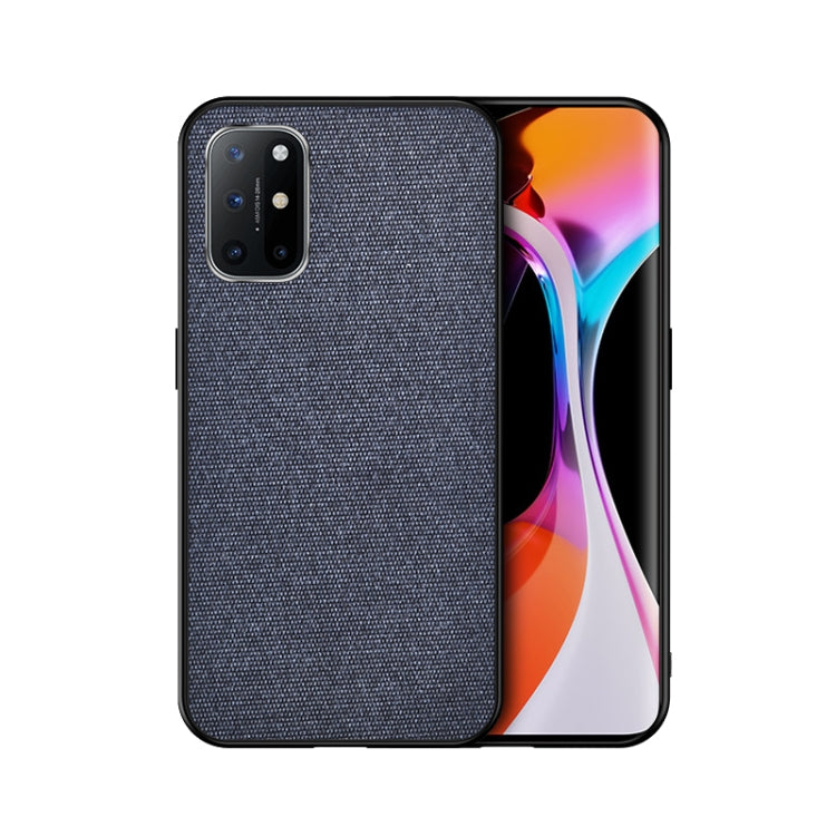 For OnePlus 8T Shockproof Splicing PU + Cloth Protective Case