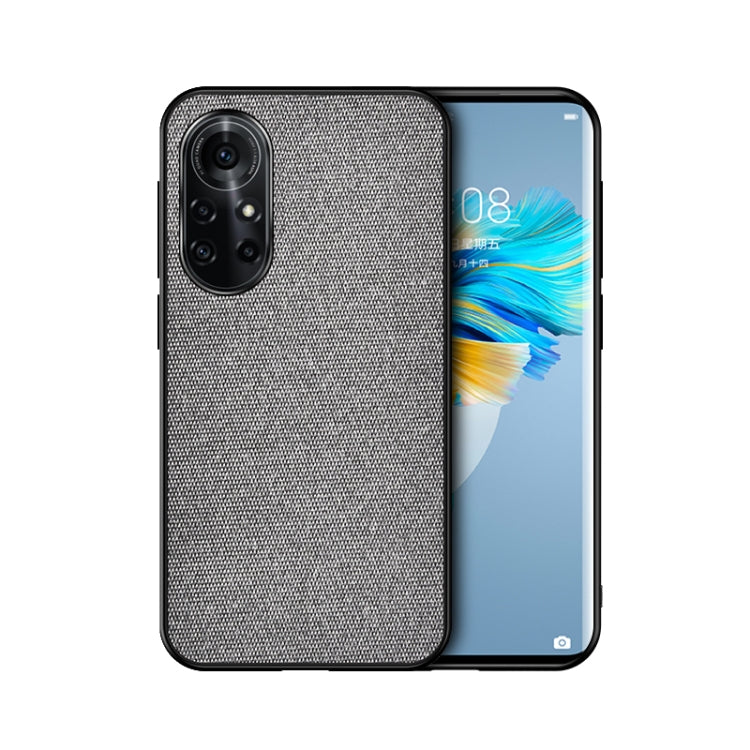 For Huawei Nova 8 Pro 5G Shockproof Splicing PU + Cloth Protective Case