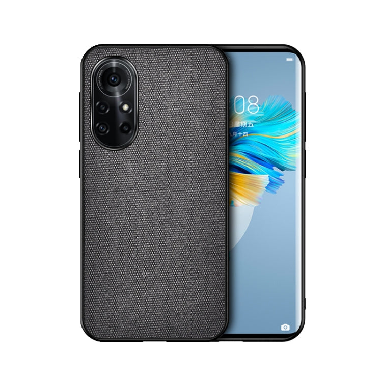 For Huawei Nova 8 Pro 5G Shockproof Splicing PU + Cloth Protective Case