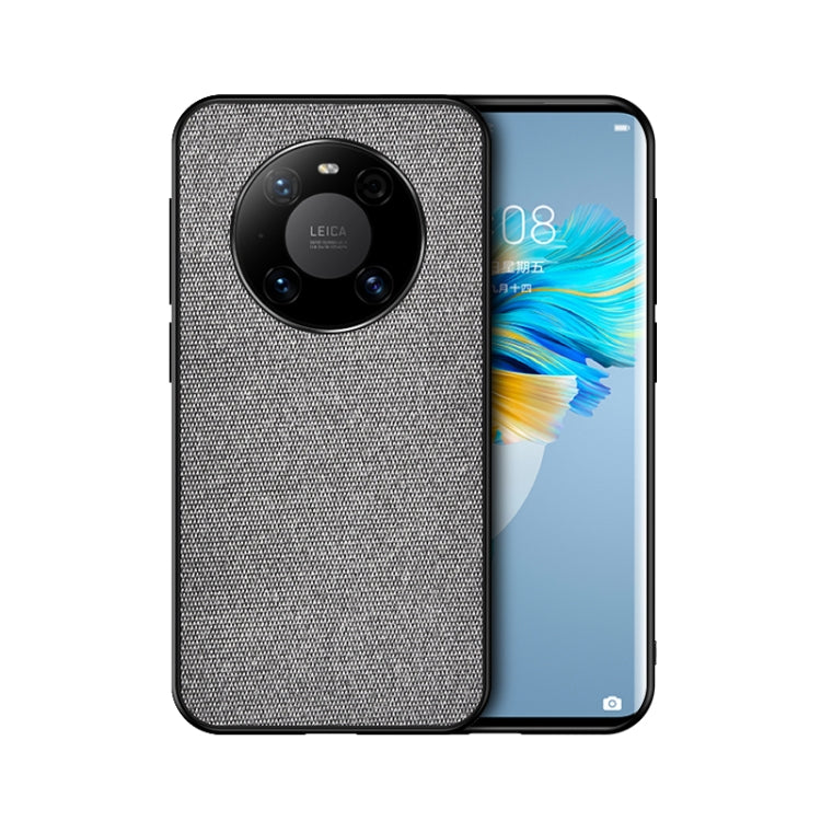 For Huawei Mate 40 Shockproof Splicing PU + Cloth Protective Case