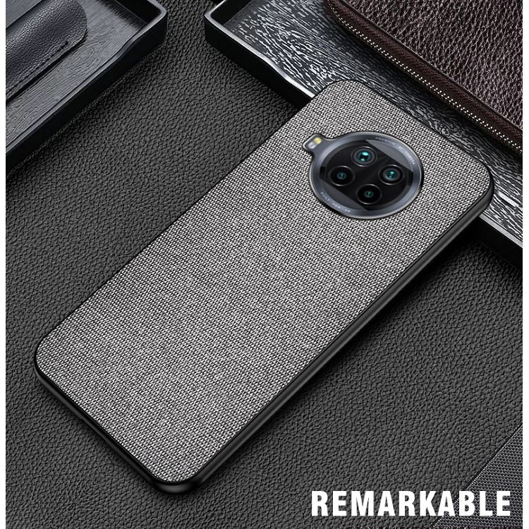 For Xiaomi Mi 10T Lite 5G Shockproof Splicing PU + Cloth Protective Case