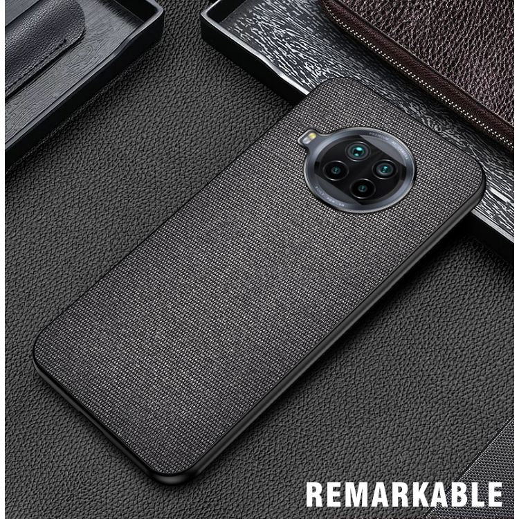 For Xiaomi Mi 10T Lite 5G Shockproof Splicing PU + Cloth Protective Case