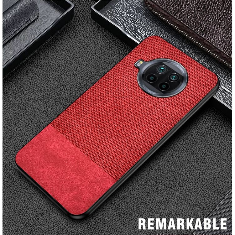 For Xiaomi Mi 10T Lite 5G Shockproof Splicing PU + Cloth Protective Case