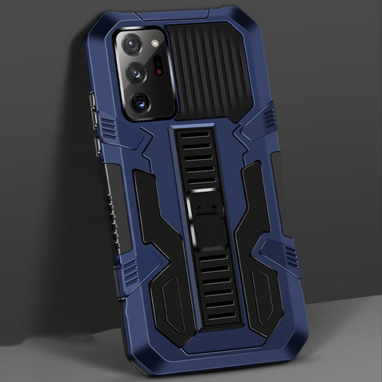 For Samsung Galaxy Note20 Vanguard Warrior All Inclusive Double-color Shockproof TPU + PC Protective Case with Holder