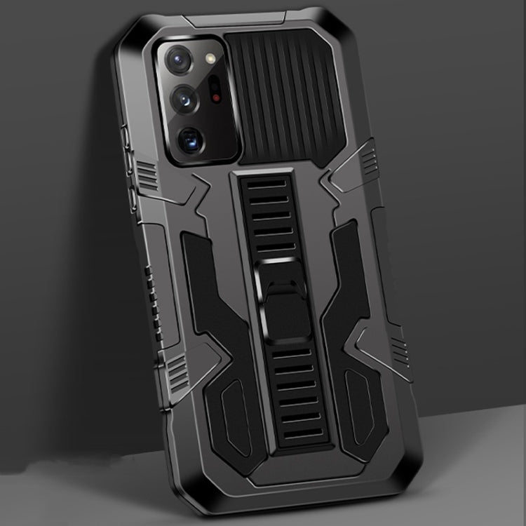 For Samsung Galaxy Note20 Vanguard Warrior All Inclusive Double-color Shockproof TPU + PC Protective Case with Holder
