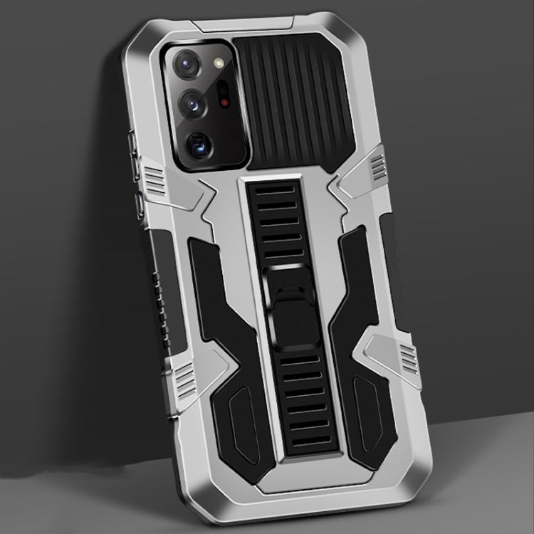 For Samsung Galaxy Note20 Vanguard Warrior All Inclusive Double-color Shockproof TPU + PC Protective Case with Holder
