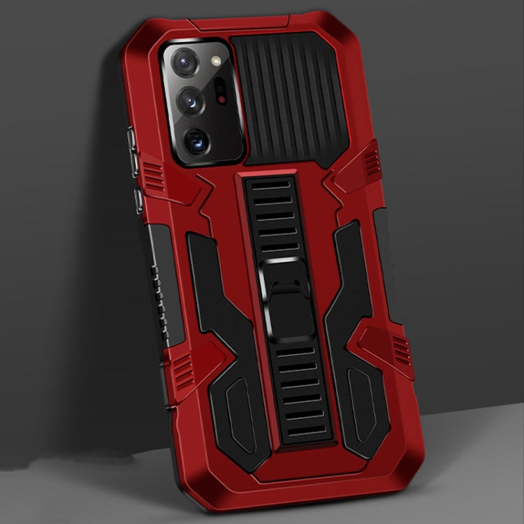 For Samsung Galaxy Note20 Vanguard Warrior All Inclusive Double-color Shockproof TPU + PC Protective Case with Holder