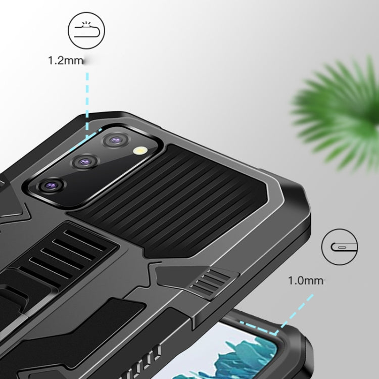 For Samsung Galaxy Note20 Vanguard Warrior All Inclusive Double-color Shockproof TPU + PC Protective Case with Holder
