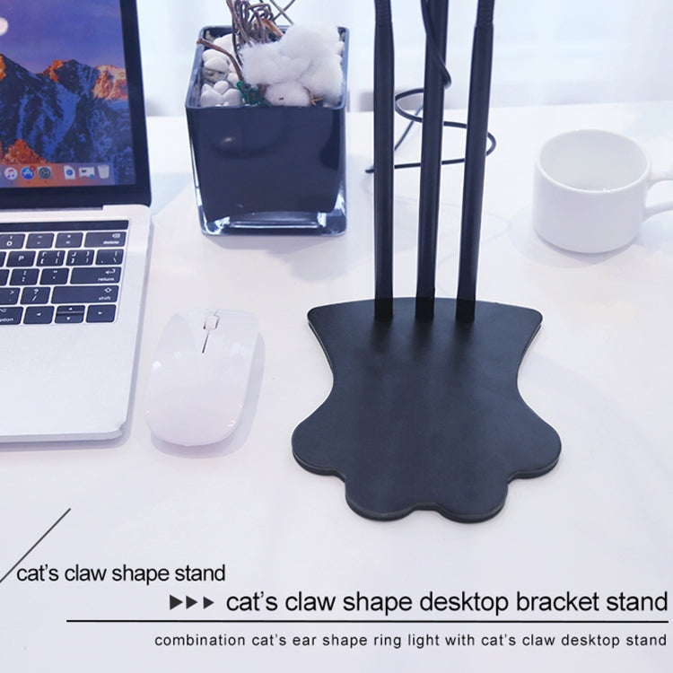 RK46 5 In 1 Cat Claw Shape Anchor Live Broadcast Beauty Selfie Fill Light Set