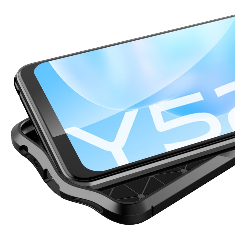For vivo Y52s Litchi Texture TPU Shockproof Case