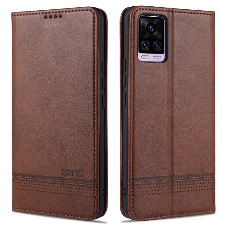 For vivo V20 Pro / S7 ZNS Magnetic Calf Texture Horizontal Flip Leather Case with Card Slots & Holder & Wallet