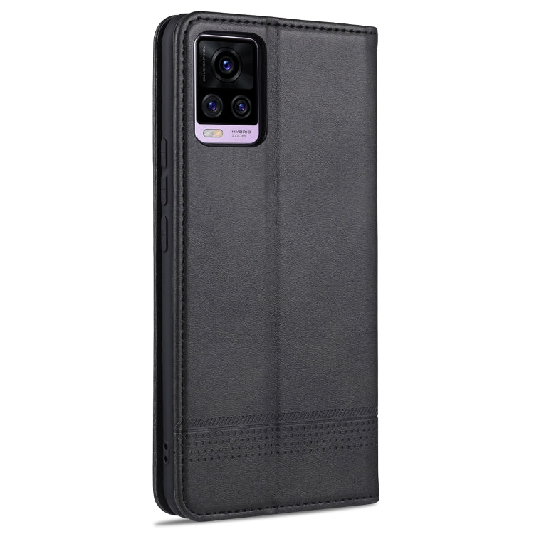For vivo V20 Pro / S7 ZNS Magnetic Calf Texture Horizontal Flip Leather Case with Card Slots & Holder & Wallet