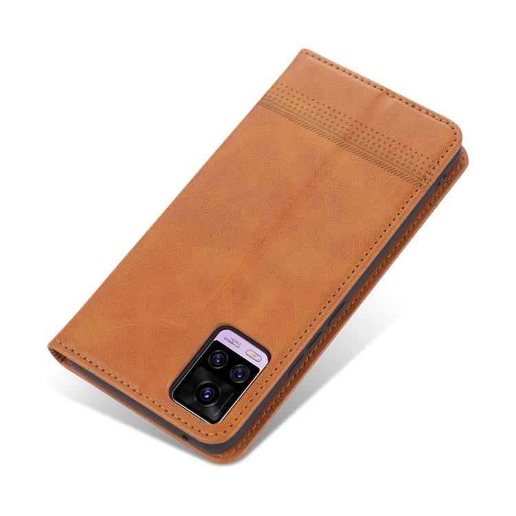For vivo V20 Pro / S7 ZNS Magnetic Calf Texture Horizontal Flip Leather Case with Card Slots & Holder & Wallet