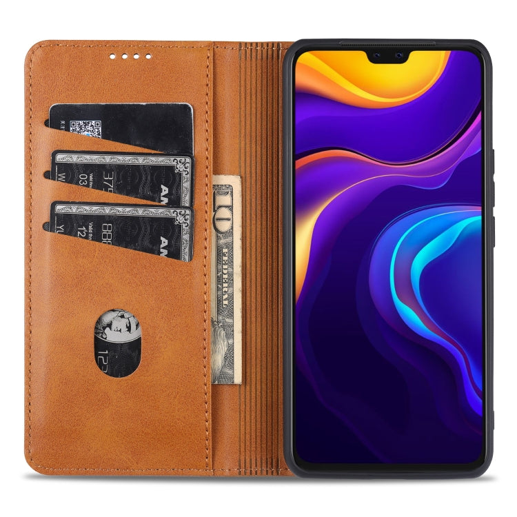 For vivo V20 Pro / S7 ZNS Magnetic Calf Texture Horizontal Flip Leather Case with Card Slots & Holder & Wallet