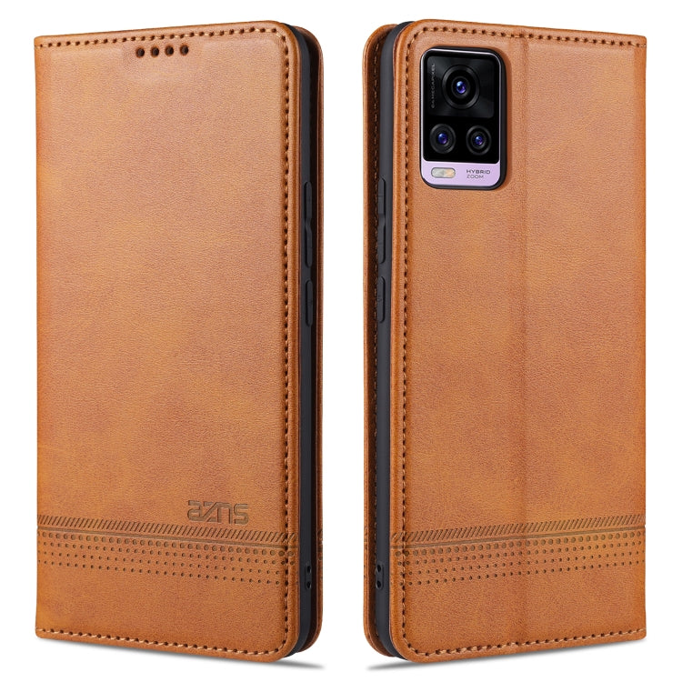 For vivo V20 Pro / S7 ZNS Magnetic Calf Texture Horizontal Flip Leather Case with Card Slots & Holder & Wallet