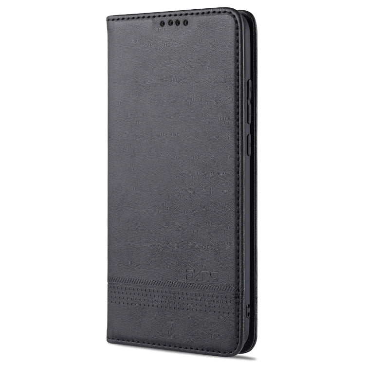 For Xiaomi Mi Note 10 Lite ZNS Magnetic Calf Texture Horizontal Flip Leather Case with Card Slots & Holder & Wallet