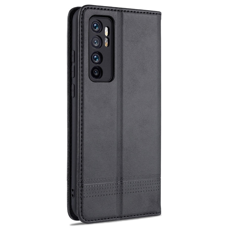 For Xiaomi Mi Note 10 Lite ZNS Magnetic Calf Texture Horizontal Flip Leather Case with Card Slots & Holder & Wallet