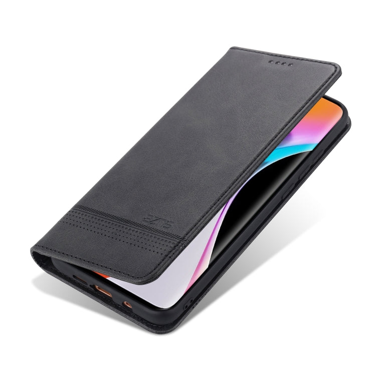 For Xiaomi Mi Note 10 Lite ZNS Magnetic Calf Texture Horizontal Flip Leather Case with Card Slots & Holder & Wallet