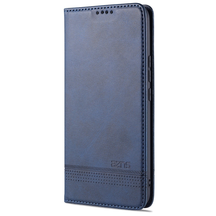 For Xiaomi Mi Note 10 Lite ZNS Magnetic Calf Texture Horizontal Flip Leather Case with Card Slots & Holder & Wallet