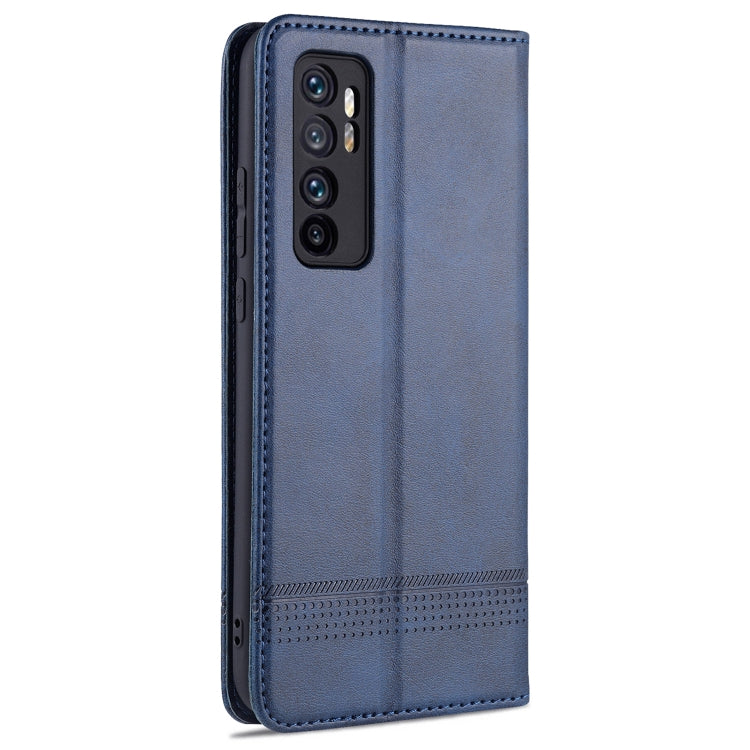 For Xiaomi Mi Note 10 Lite ZNS Magnetic Calf Texture Horizontal Flip Leather Case with Card Slots & Holder & Wallet