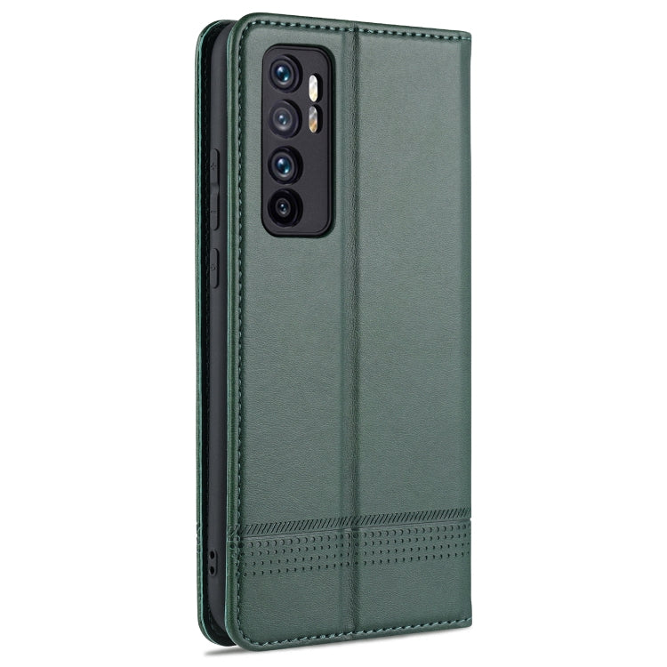 For Xiaomi Mi Note 10 Lite ZNS Magnetic Calf Texture Horizontal Flip Leather Case with Card Slots & Holder & Wallet