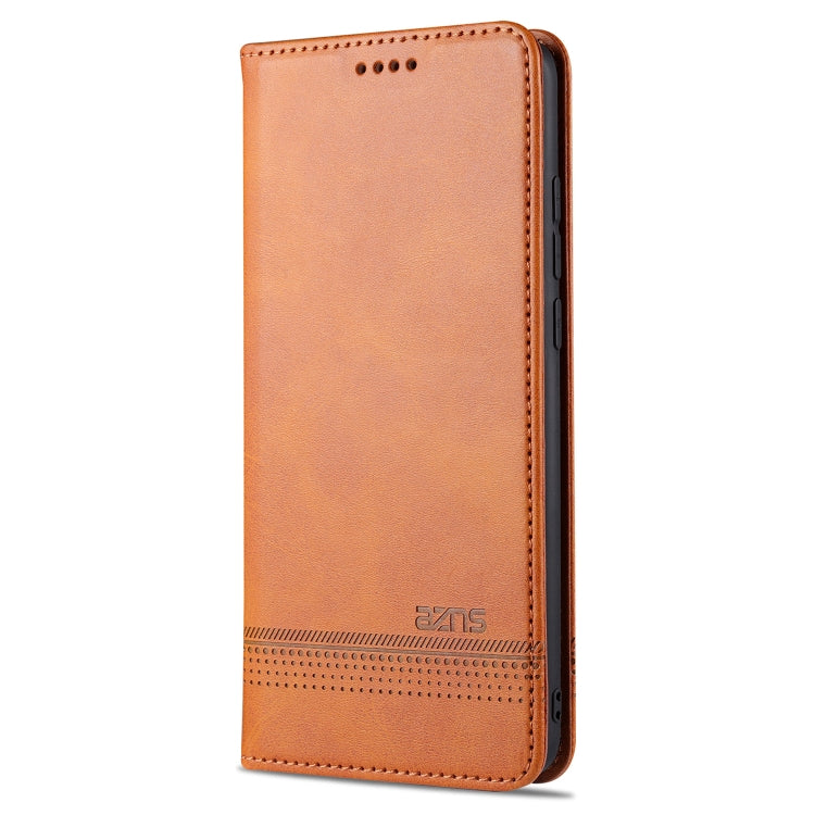 For Xiaomi Mi Note 10 Lite ZNS Magnetic Calf Texture Horizontal Flip Leather Case with Card Slots & Holder & Wallet