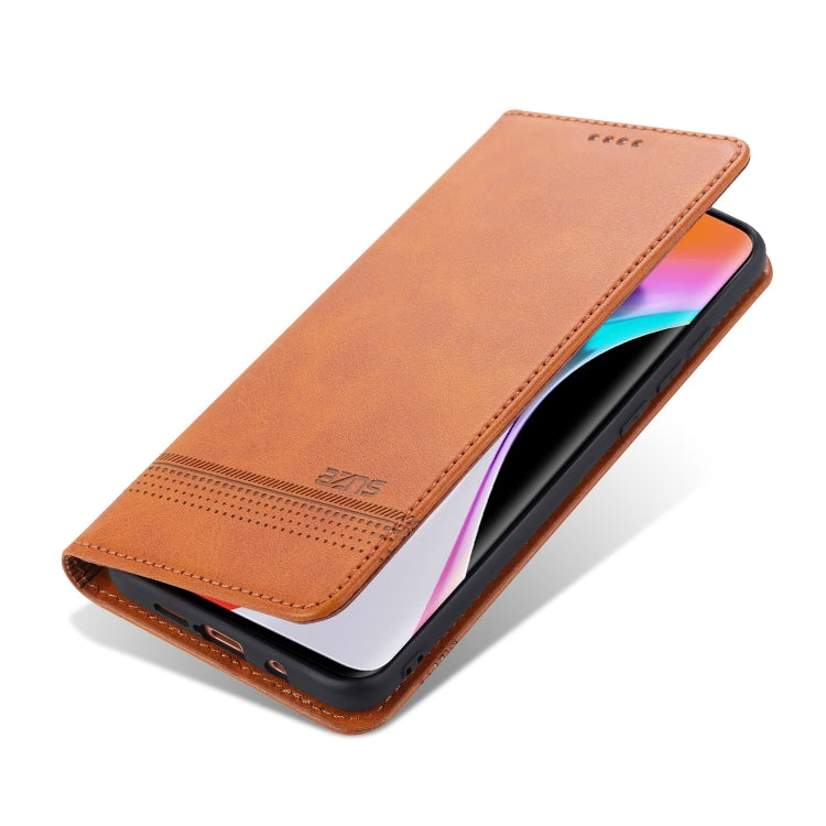 For Xiaomi Mi Note 10 Lite ZNS Magnetic Calf Texture Horizontal Flip Leather Case with Card Slots & Holder & Wallet