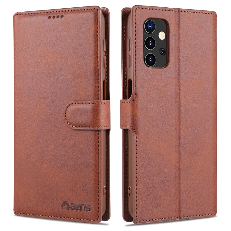 For Samsung Galaxy A32 5G AZNS Calf Texture Horizontal Flip Leather Case with Holder & Card Slots & Wallet & Photo Frame